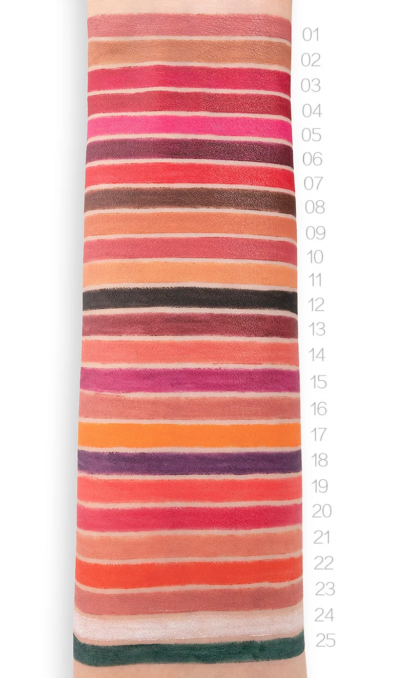 21 Colors Wood Lip Liner Private Label Wholesale Easy To Apply Long-lasting Waterproof 3in1 Custom Logo Makeup Black Package