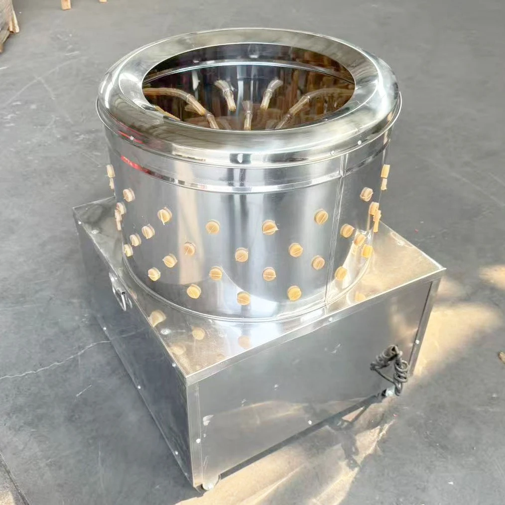 Stainless Steel Chicken Plucker Machine 8 Birds Capacity Poultry Feather Plucker For Chicken Quail Duck Farm Commercial Poultry