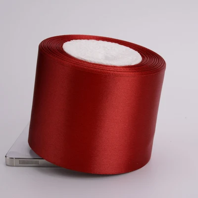 22meters 6mm-75mm Wine Red Satin Ribbons Packing Material DIY Bow Craft Decor Wedding Party Decoration Gift Wrapping Ribbon, image 15