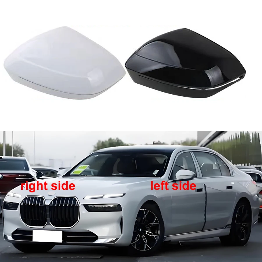 

Для BMW 7 серии G70 735Li 740Li i7 2023, замена крышки зеркала заднего вида, корпус зеркала заднего вида с окрашенным цветом