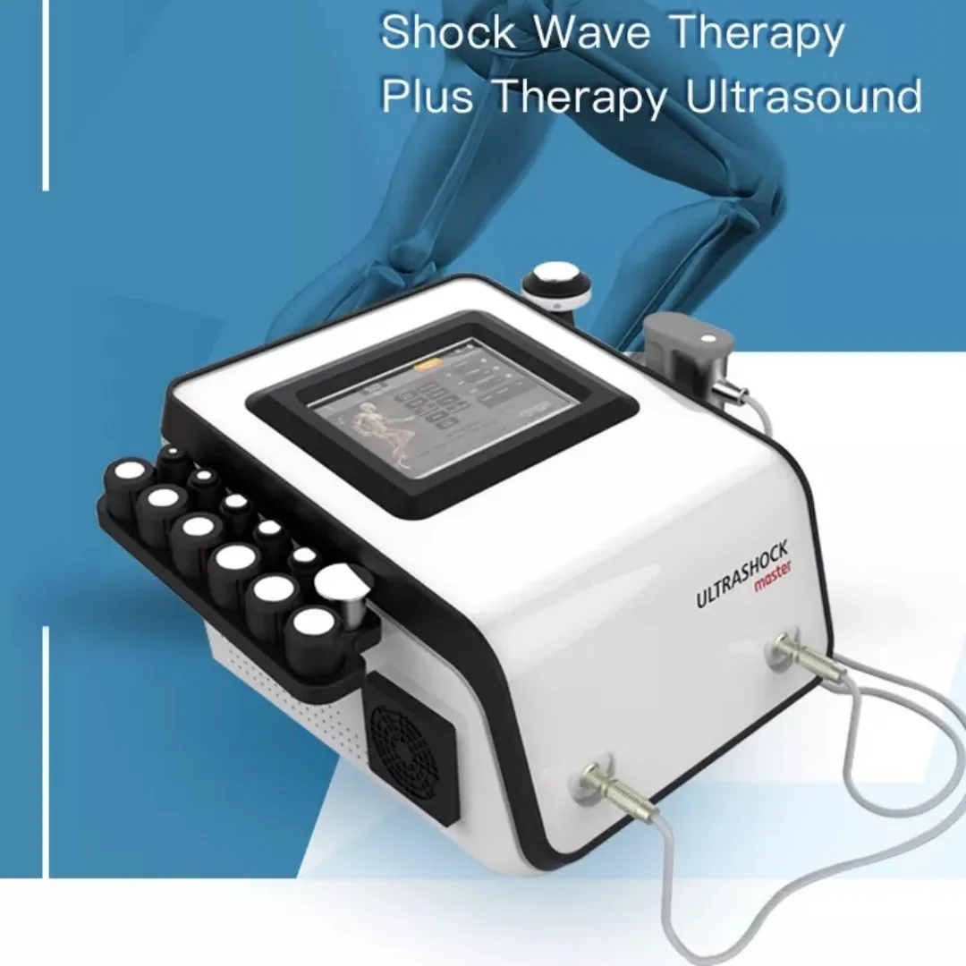 Ultrasound Physiotherapy Machine Combine Shockwave Therapy Device for Pain Relief