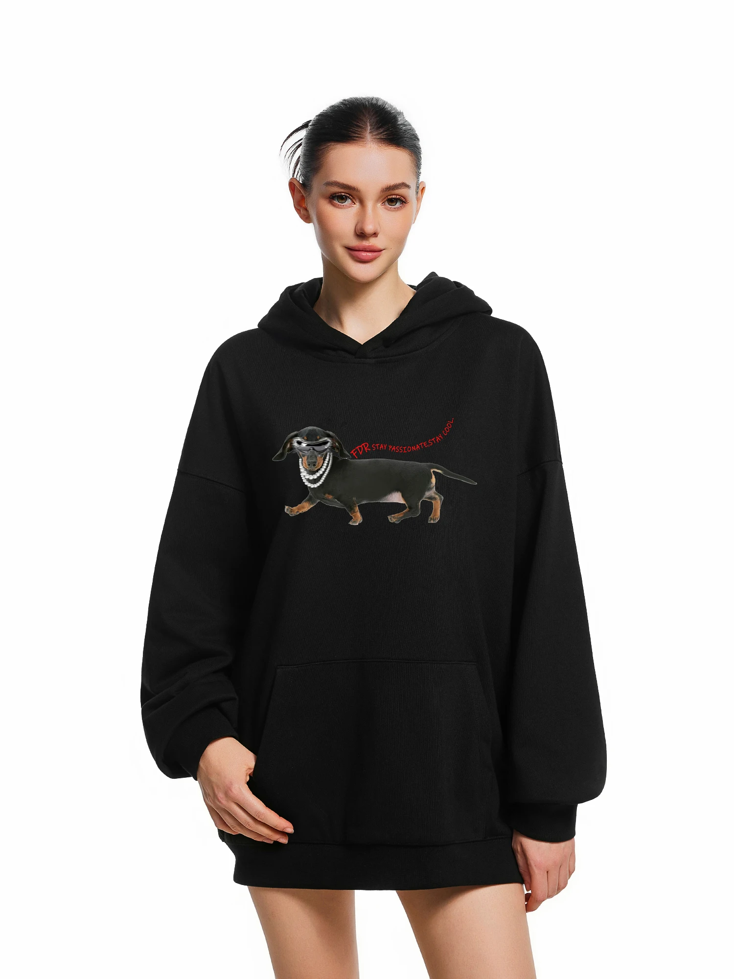 متجر FDR للرجال والنساء هوديي السجق الكلب الدفء الاحتفاظ هوديي الأمريكية Sle الرياضة زوجين القمم موسم الخريف #1