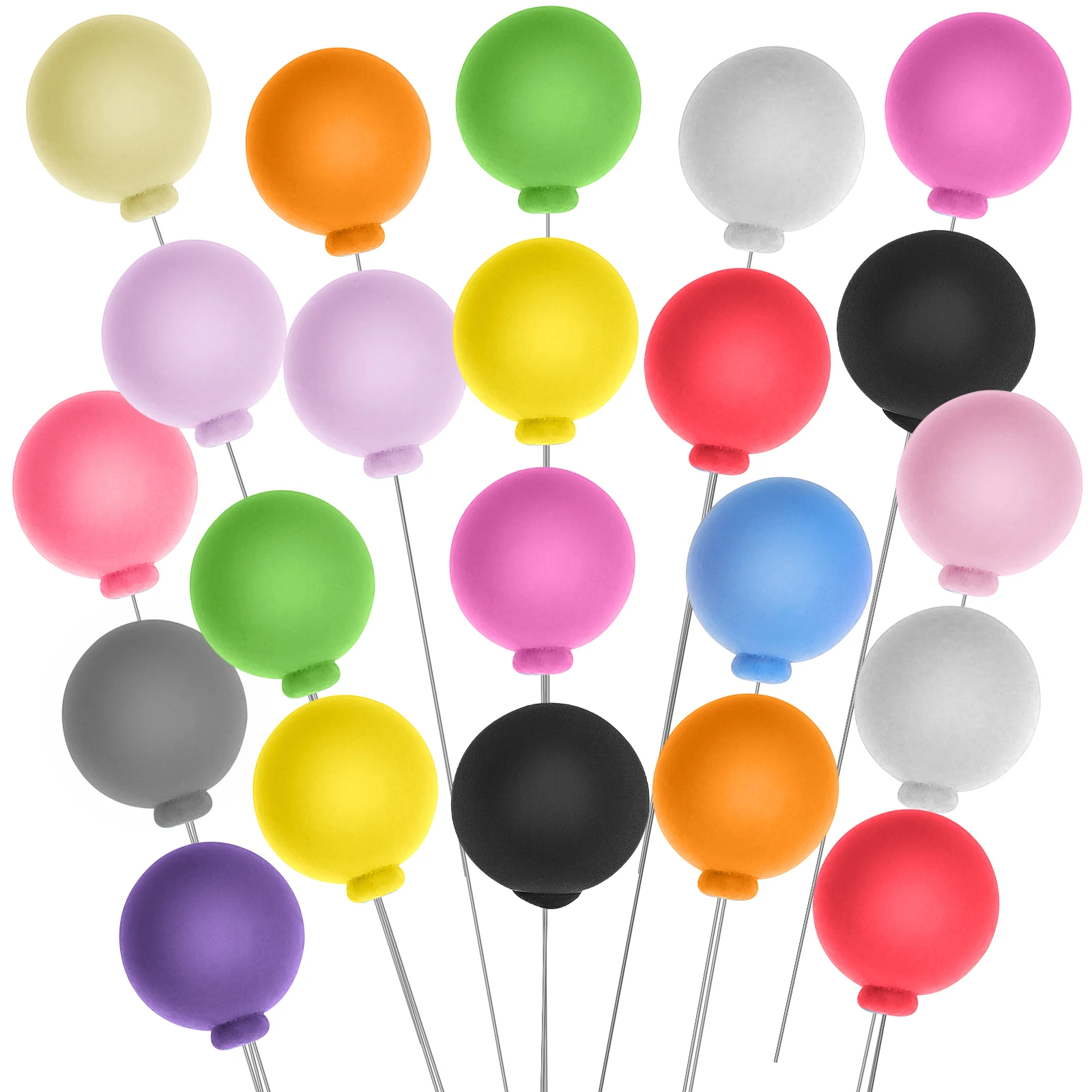 

30pcs Balls Cake Decoration Mini Colorful Balloons Foam Balls For Birthday Non Breakable Birthday Party Wedding