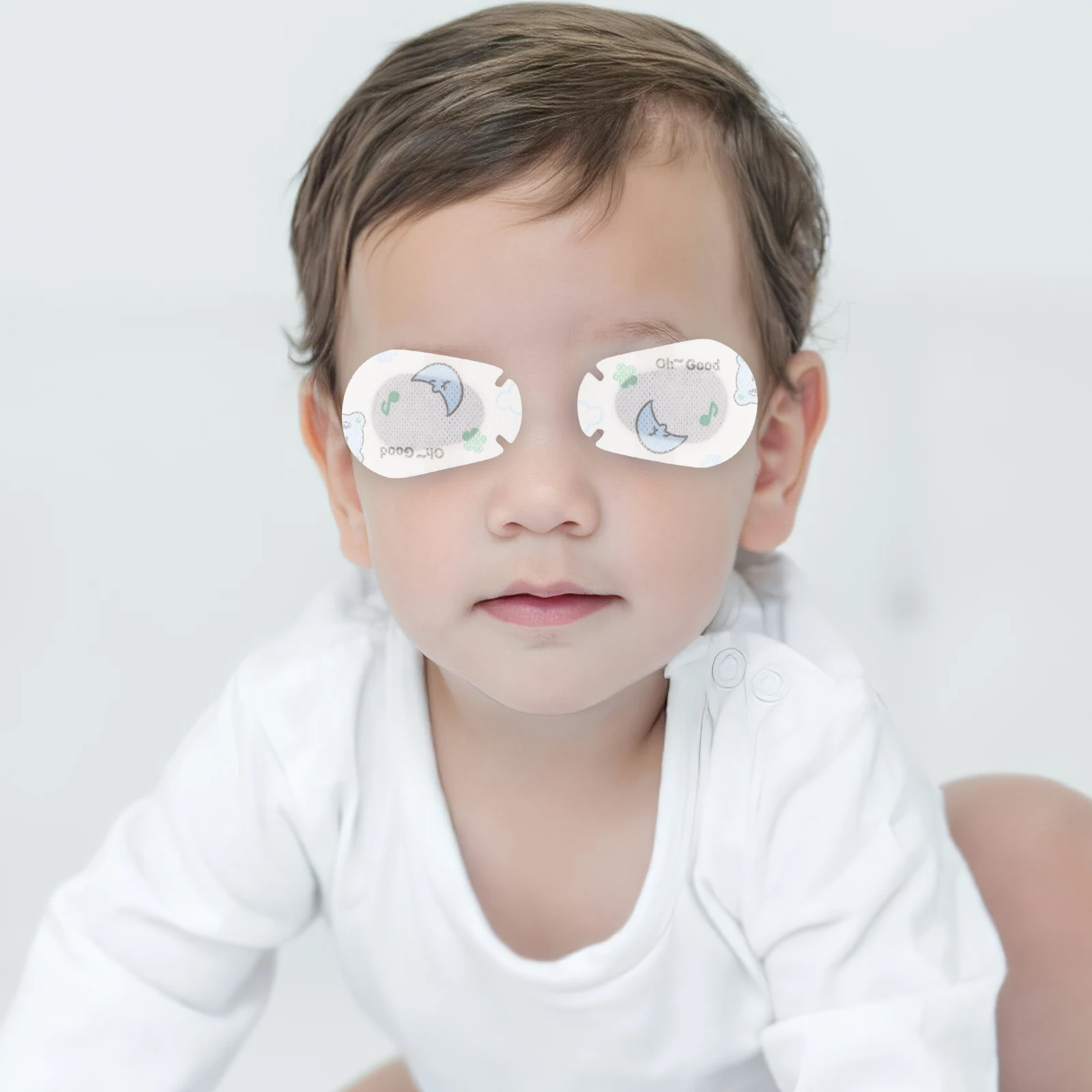 

20 Sheets Patches Eye Patches Kids Single Cover Weak Children Eye Patch Sight Non Woven Breathable