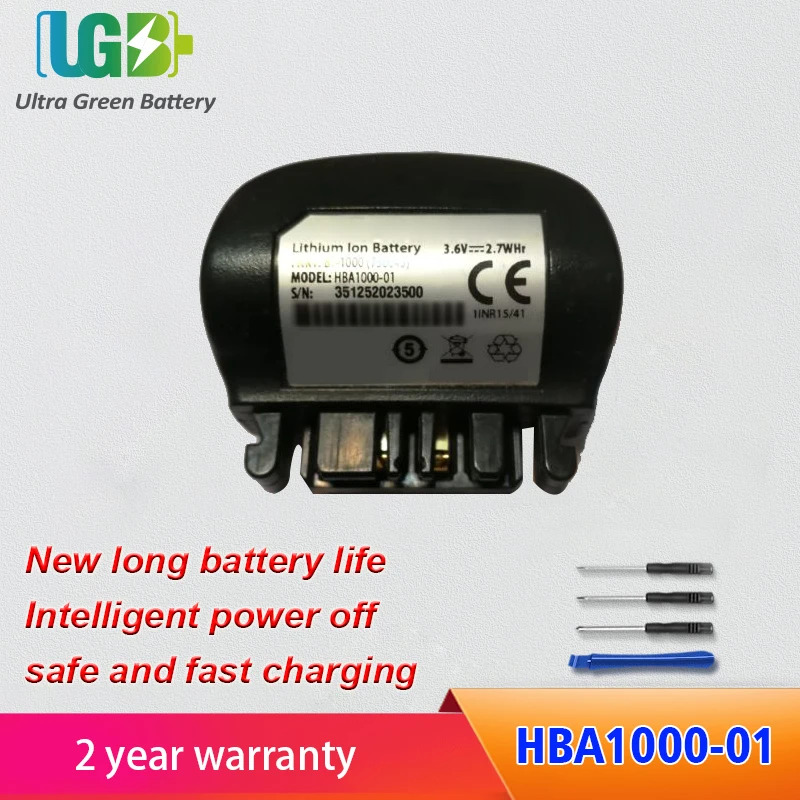 

Новый аккумулятор UGB BT-1000 HBA1000-01 для беспроводной гарнитуры vocollection SRX2, аккумулятор 3,6 В