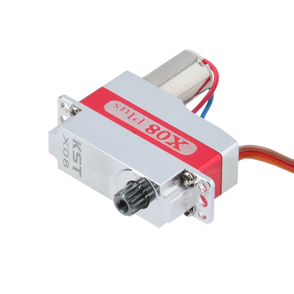 KST X08 Plus 5.3Kgf.cm 0.09sec 9.0g 8mm Coreless Micro Digital Servo for RC Airplane Parts (RC Gliders) Metal