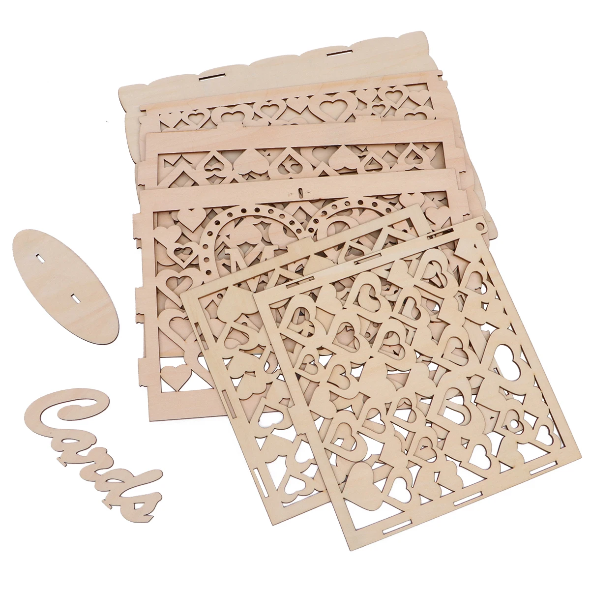 

Wooden Wedding Sign-In Box With Lock Large 6 Case For Cards Money Envelopes Diy Decoration Name Holder Check-In Box Rustic Gift