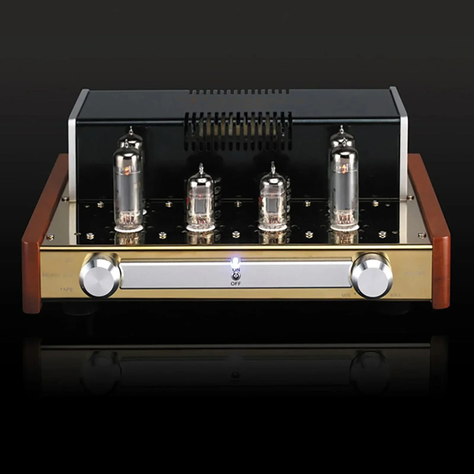 YAQIN MC-84L Bladder Machine EL84 Vacuum Tube Amplifier 12W*2 Fever HiFi Audio High Fidelity Power Amplifier Home