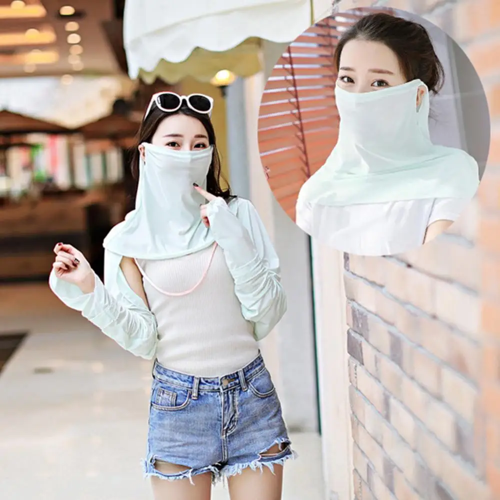 Respirável Face Shield para Mulheres, Boca Cover, Anti-UV, Poeira Proof, Ao ar livre, Moda