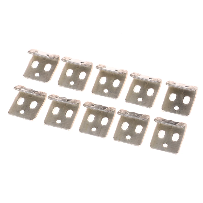 

New 10 Pcs/lot 5 Holes Sofa Spring Clip Fasteners Furniture Sofa Spring Hook Hanger Fixed Clamps Household Bed Accessories