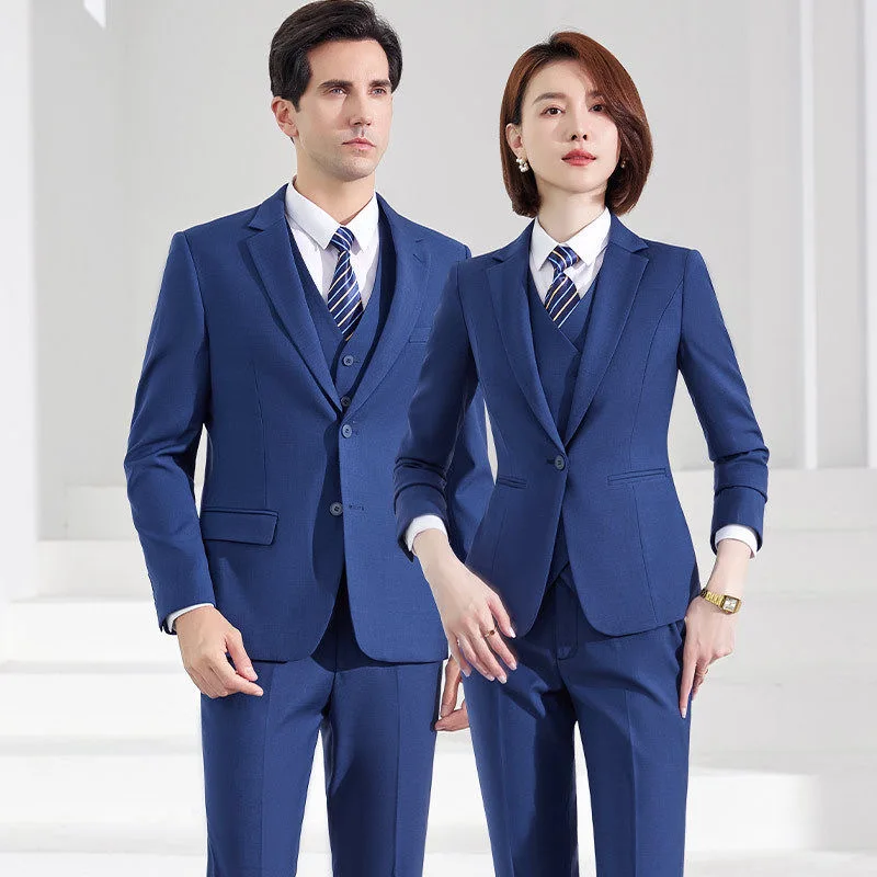 44 Men's groom wedding dress handsome men's trendy Korean suit