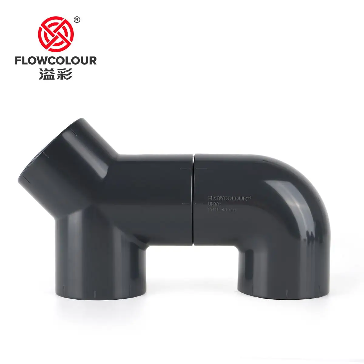 Flowcolor 20 مللي متر-63 مللي متر بولي كلوريد الفينيل 90 درجة الكوع UPVC حديقة المنزل الري تجهيزات أنابيب المياه حوض للأسماك أنبوب المفاصل