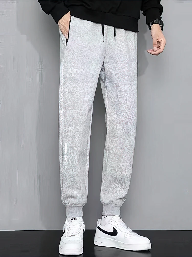 سستة جيب عارضة Sweatpants الرجال رياضة رياضة عداء ببطء السراويل تشغيل فضفاضة طويلة السراويل اللياقة البدنية في الهواء الطلق أربعة مواسم أسود رمادي