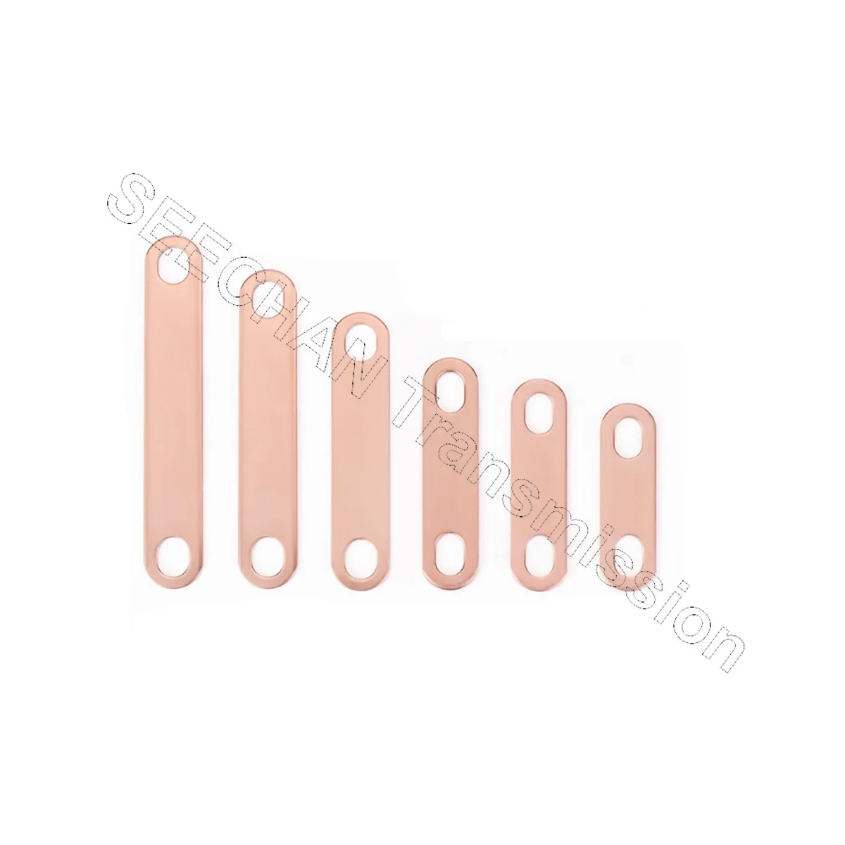 T2 Pure Purple Copper For Lithium Battery Connection Plate Motor Overcurrent Copper Bar Thickness 1/1.5/2mm  10x20mm - 60x75mm