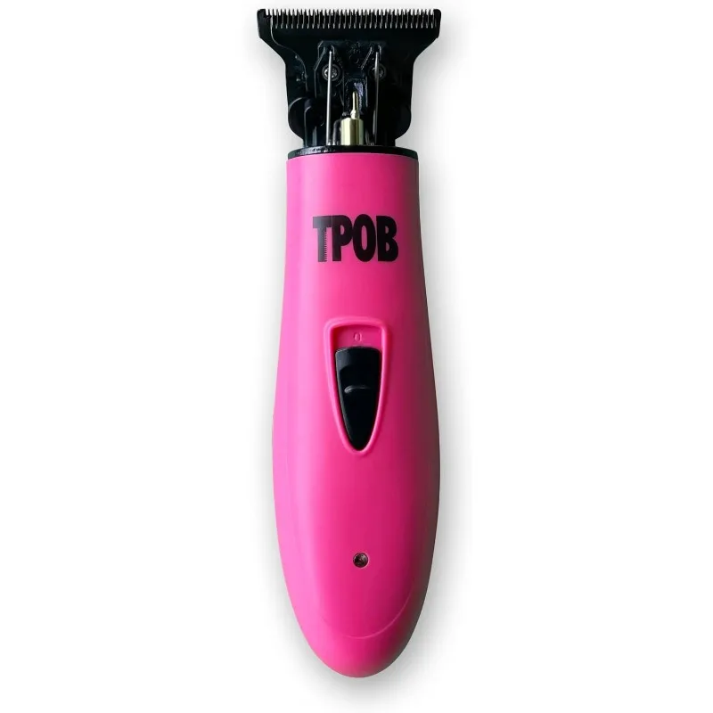 TPOB Slime 2 Candy Pink Clipper Trimmer Shaver Set Barber Hair Clippers em rosa fosco com lâmina cônica