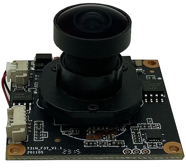 4MP Ingenic T31N+GC2083 IP Camera Module Board IRCut M12 Lens 2560*1440 Onvif MIC Audio Interface Low illumination Radiator