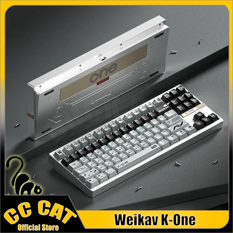 Weikav Morkblade K-One80 Keyboard Aluminum 8000hz Rt0.005 Carbon Fiber Positioning Board Gaming Keyboard For Pc Accessories Gift