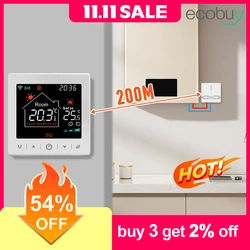 Tuya Wifi Boiler Thermostat Wireless Battery Wifi Thermostat For Gas Boiler Smart Life Temperature Controller Alexa Google Home