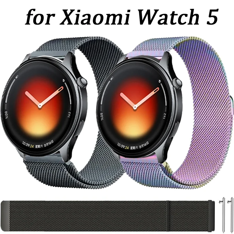 22mm 20mm Metall-Milanese-Armband für Xiaomi Watch 5/S4 S3 S2 S1 Color 2/1 für Realme Watch 5/S Armband für OPPO Watch S/X2/X