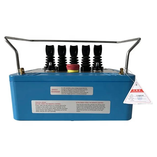 

New Intelligent Safety High Stability Hydraulic Valve Joystick Crane Remote Control