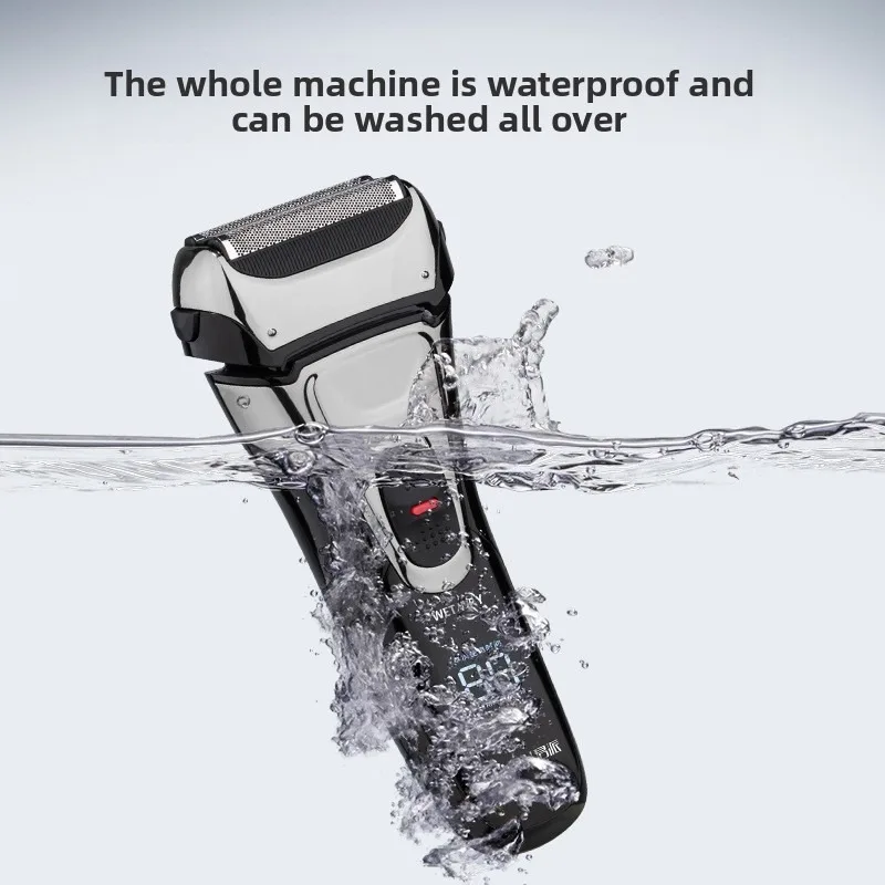 Jason recommends men's shaver Professional Supplie Trimmer clipper Shaver and Waterproof Digital Display Electric Shaver