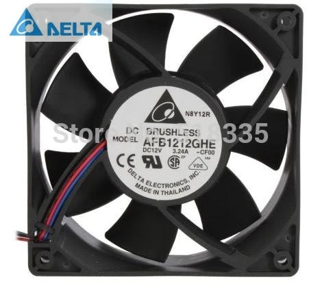 

for delta AFB1212GHE-CF00 120x120x38mm Cooling Fan 240.96 CFM 5200 RPM 62 dBA 3-pin TAC connector