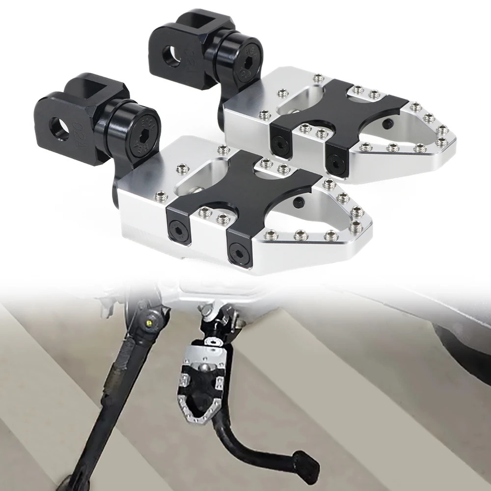 

Motorcycle Wide Front Footrests Foot Pegs Fit For Suzuki DL650 Vstrom GSR600 GSXR600 GSXR 750 GSXR1000 GSXS125 GSX-S1000 SV650