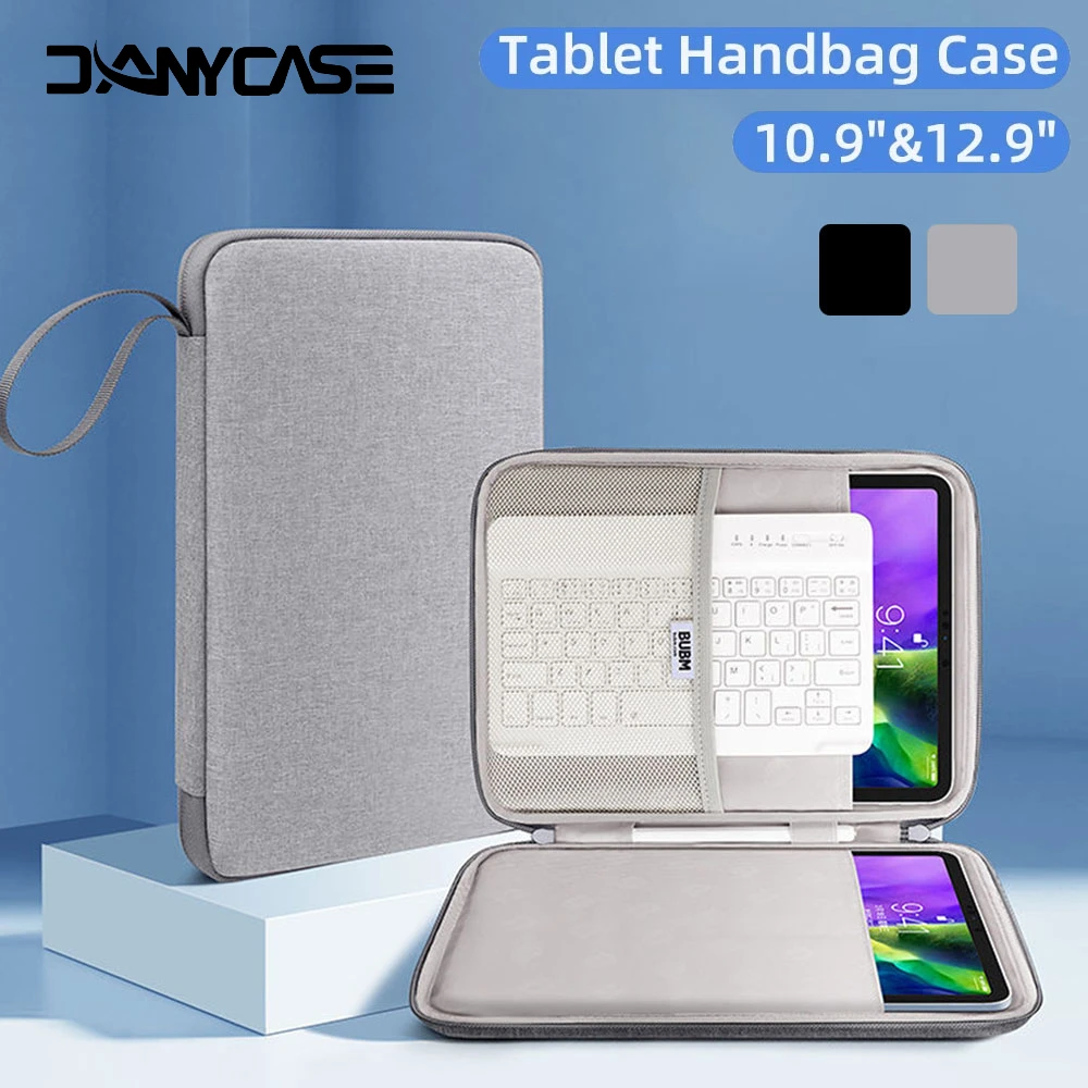 Tablet Handbag Case for 9-13 inch Tablet for 2024 New iPad Air 11/13 Pro 11/13 Sleeve Carrying Case Protective Travel Bag