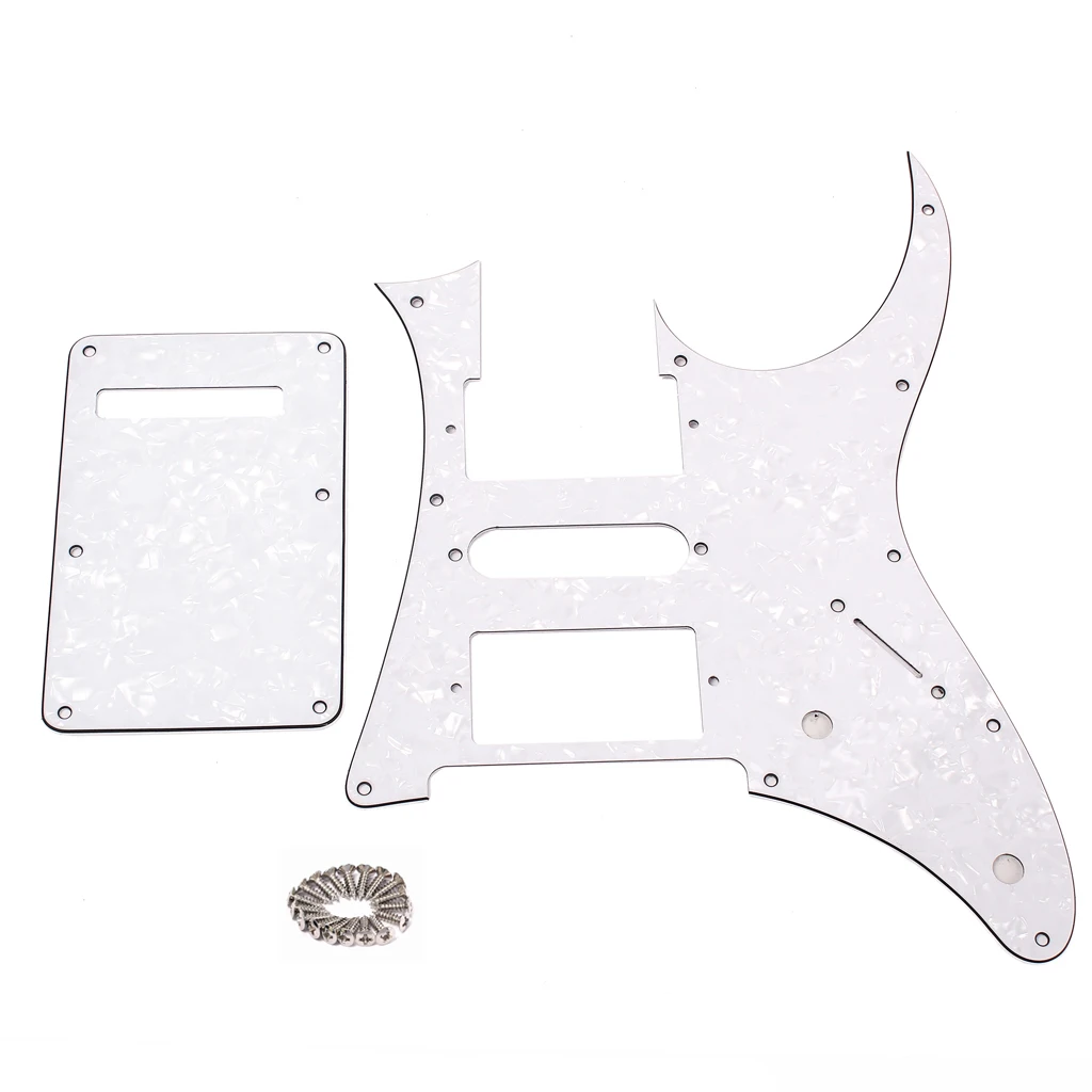 3ply HSH Pickguard Plate Anti Scratch PVC with Matching Back Plate for Ibanez RG350 Electric Guitar Accessories