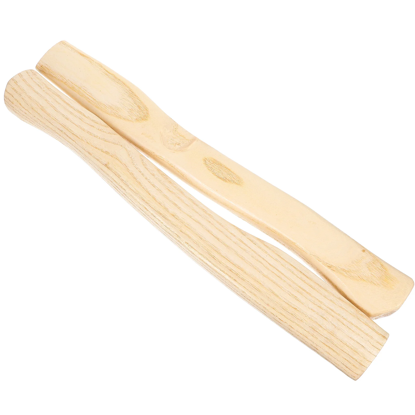 2 uds hacha mango de madera hacha de doble punta cortacésped piedra de afilar herramientas de Camping reemplazo de hacha para