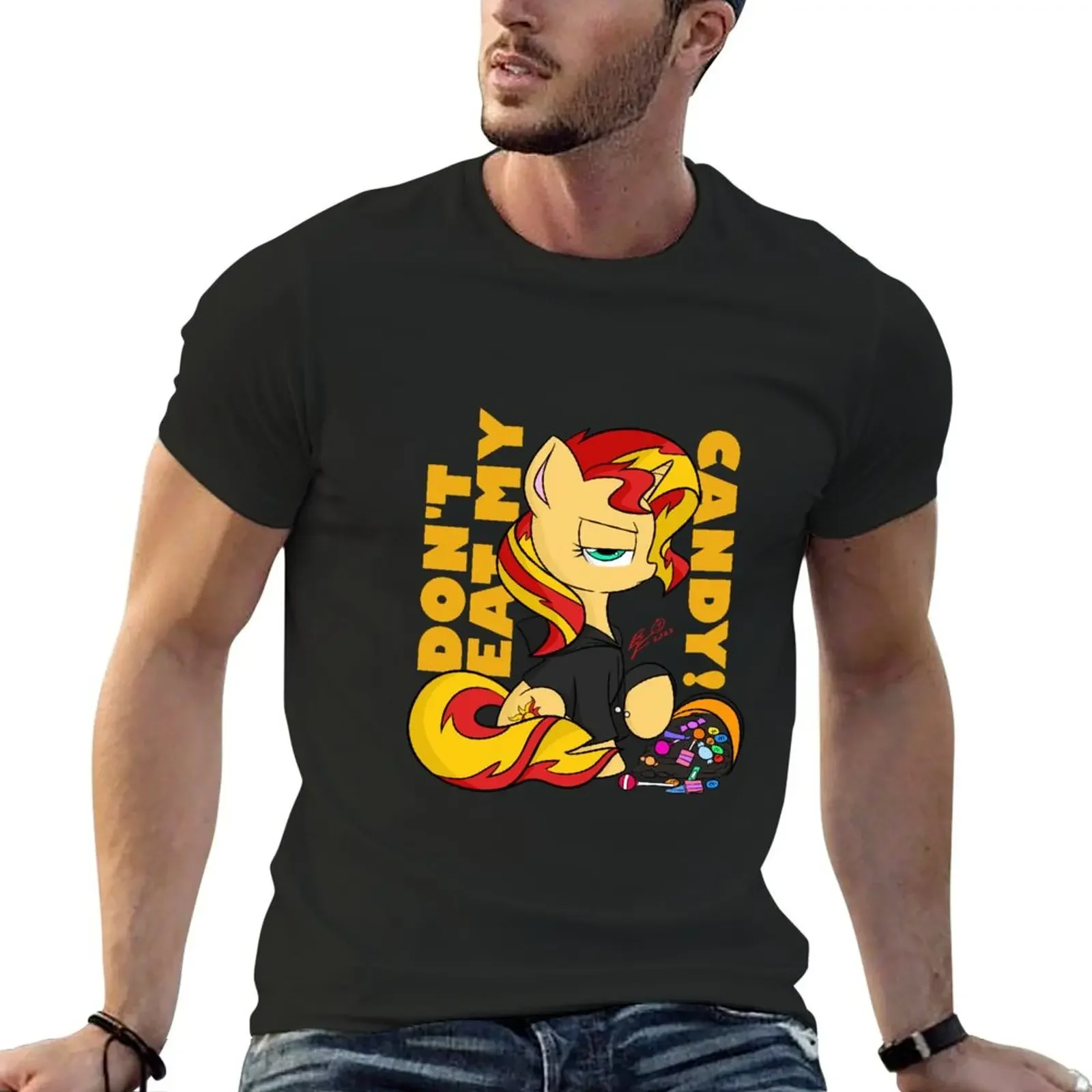 Don't Eat Sunset's Candy T-Shirt anime stuff quick-drying designer shirts mens graphic t-shirts