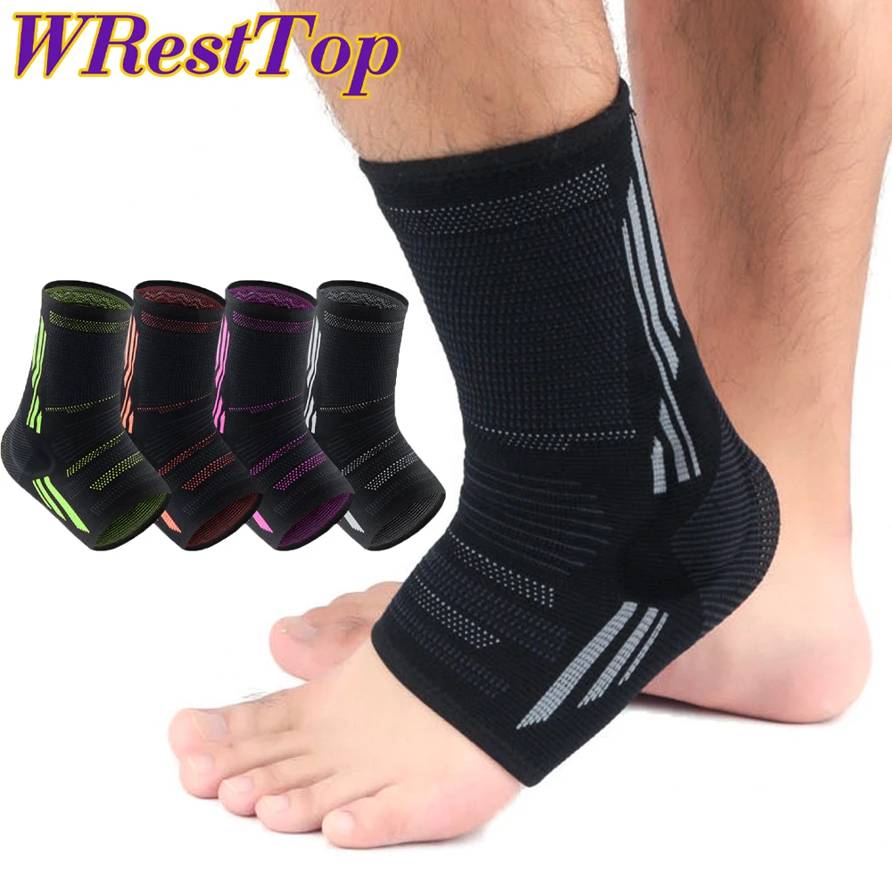 1Pcs Ankle Support Brace Socks Elasticity Running Sports Safety Pressurized Basketball Ankle Protective Anti Sprain Foot Cover