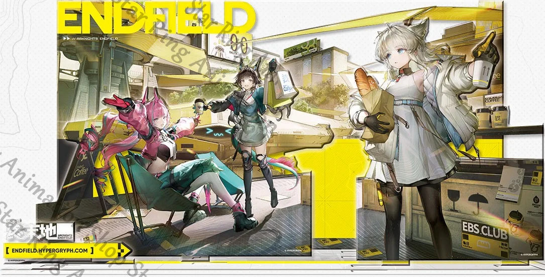 Official Arknights Endfield Anime Cosplay Cartoon  Acrylic Display Standee Indicative Board Decoration Ornaments Frame Perlica