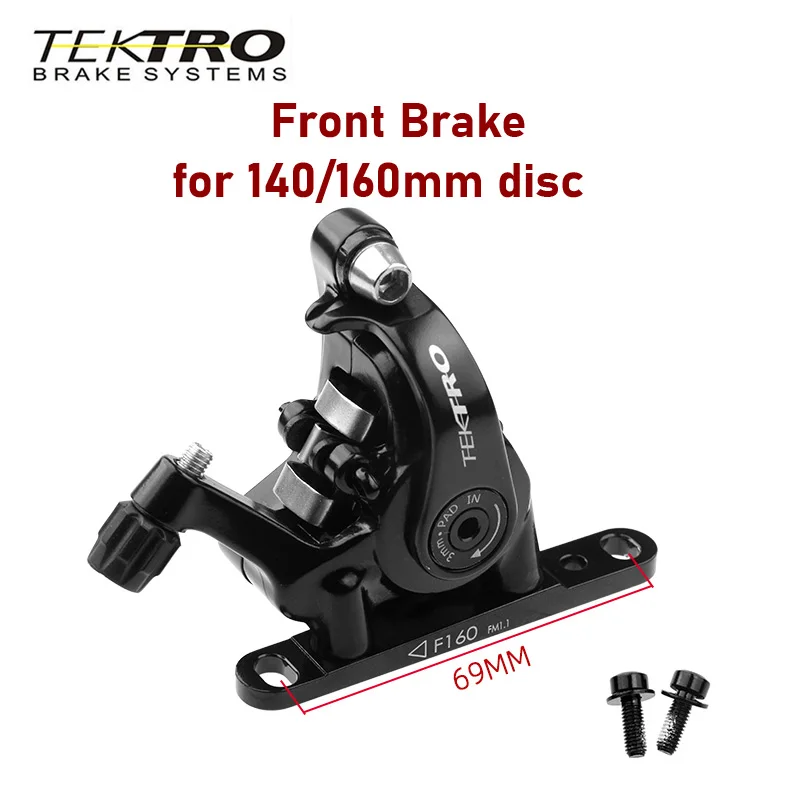 Tektro Bremsleitung Road Bike Double Pison Tektro MD C550 Disc Brake Bike Disc Mechanical Brake Bicycle Cable Caliper