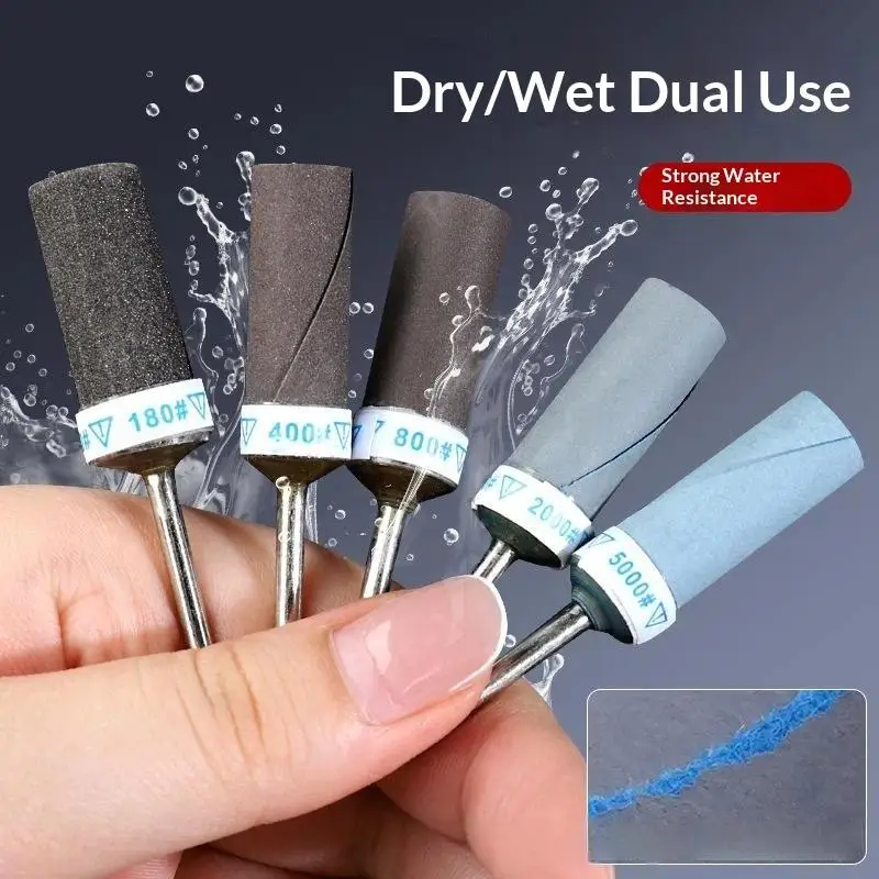 Sandpaper Grinding Polishing Sticks, Wet & Dry Use For Jade Carving Woodworking Model Finishing Work