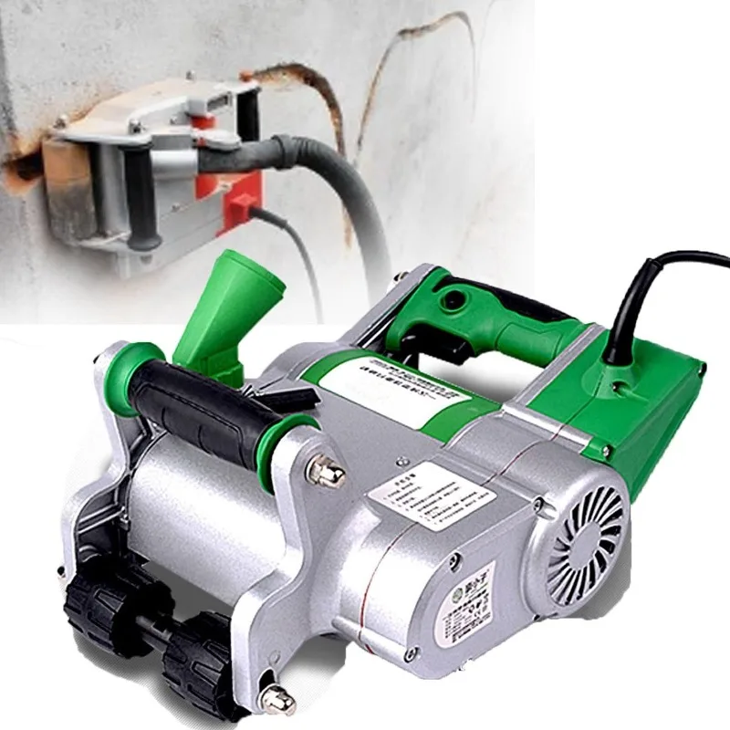 Electric Wall Slotting Machine Wall Slot Cutting Machine Wall Slotting Machine Concrete with Tool Box