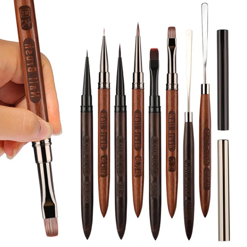 ชุดแปรงทำเล็บ 1/4 ชิ้น แปรงรูปสามเหลี่ยม สำหรับวาดลายเส้น ระบายสี ไลเนอร์ ไลเนอร์ไล่สี แปรงหัวแบน แปรงหัวกลม แปรงโลหะ สำหรับทำเล็บแบบฝรั่งเศส