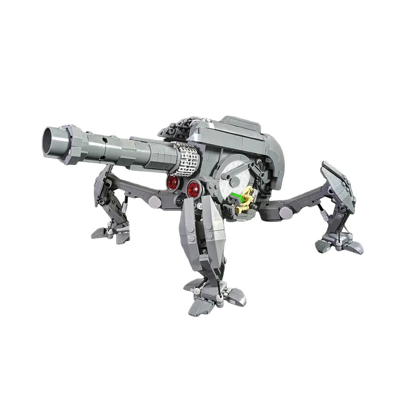 Sci‑Fi Multi‑Leg Robotic Energy Emplacement MOC J‑1 Building Blocks Set DIY Mechanical Turret Model Unique Birthday Holiday Gift