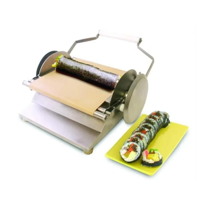 Automated Sushi Maker Set Customized for Nigiri Maki Rolls and Includes Manual Wrapping Machine
