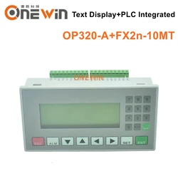 OP320-A Display di testo PLC tutto In uno con Controller programmabile integrato FX2N-10MT