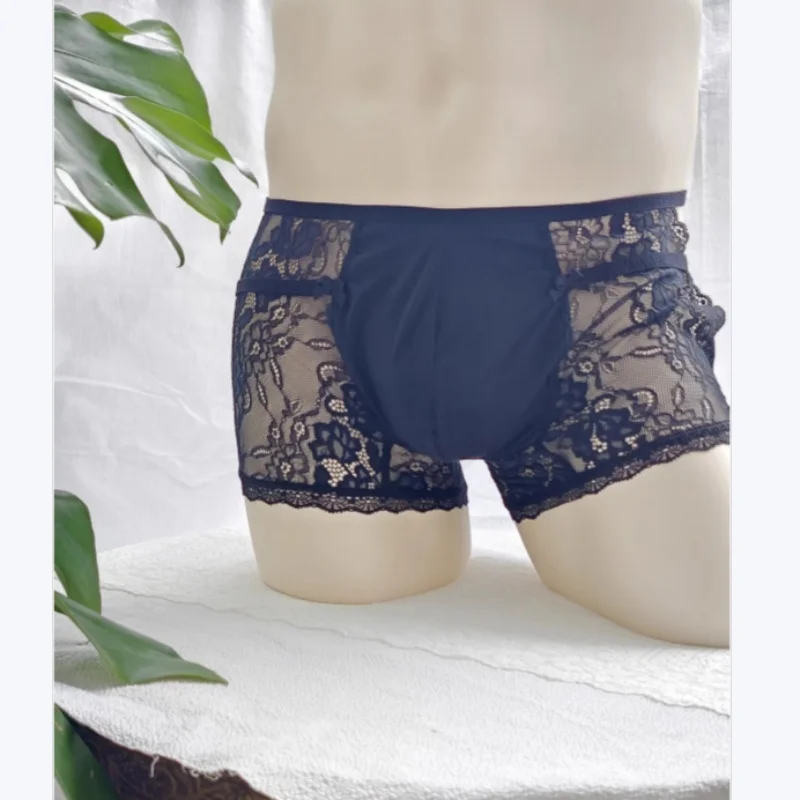 

Мужские сексуальные кружевные сетчатые шорты-трусы для танцевальных выступлений, костюмы для диджеев, клубов, баров, LGBTQ, подарки для парней, в стиле Харадзюку, для частных вечеринок, FKK-вечеринок, бега