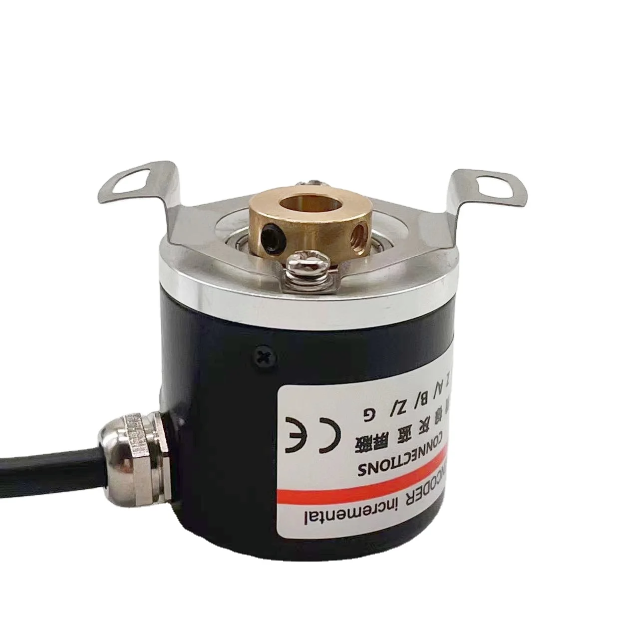 

Инкрементальный оптический энкодер для вышивальных машин, промышленный, усиленный, с полым полуполым валом