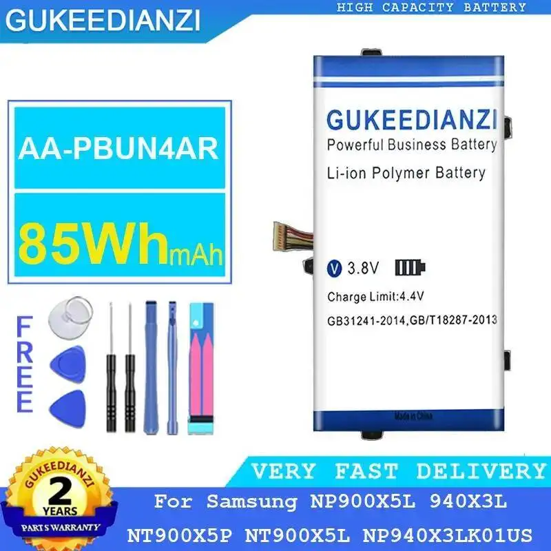 

85 Втч для Samsung NP900X5L 940X3L NT900X5P NT900X5L NP940X3LK01US аккумулятор для ноутбука большой емкости AA-PBUN4AR надежная замена