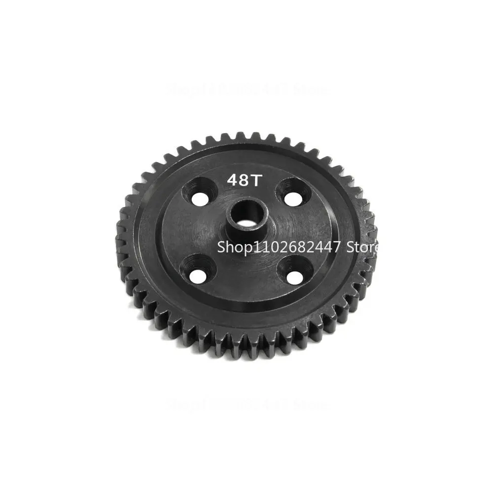 Suitable for KM 1/7 Rally E8082 Desert Card Short Card 46T 48T Steel Center Differential, Large Tooth, Steel Tooth