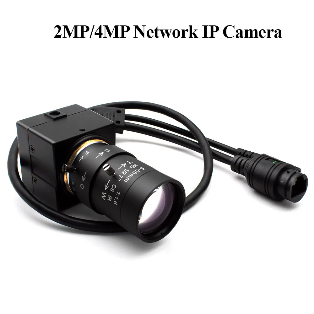 Imagem -02 - Wgwk-poe Mini Câmera ip Industrial Lente Zoom Manual Varifocal Vigilância de Segurança 1080p 550 mm mp 4mp Nova Atualização