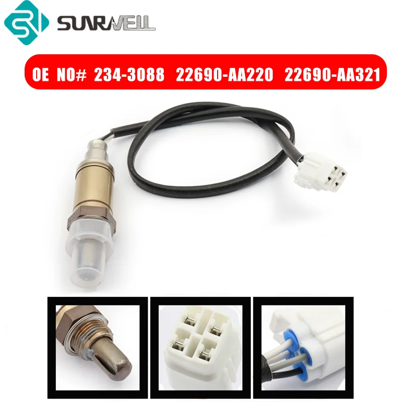 234-3088  22690-AA321 22690-AA220  Oxygen Sensor O2 Lambda Sensor AIR FUEL RATIO SENSOR for SUBARU FORESTER IMPREZA LEGACY