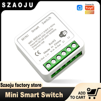 Szaoju 16A Wifi Smart Switch DIY Breaker Light Wireless Switch With 2-Way Control Function Support Yandex Alice Alexa Google