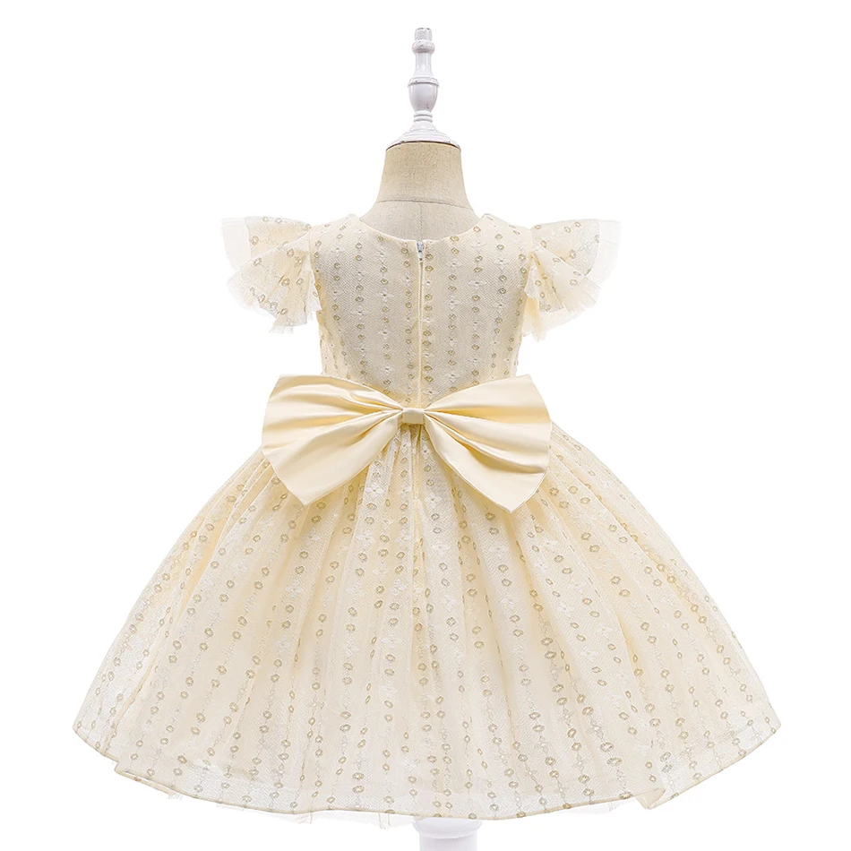 Kids Clothes For Children Casual Costume Summer Toddler Baby Girls Gown Wedding Birthday Party Prom Lace Flower Princess Dresses