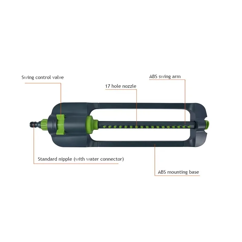 Wholesale Garden Sprinkler System Automatic Kit SS24 Pop Up Irrigation Sprinkler 360 Degree Adjustable Watering for Lawn Yard