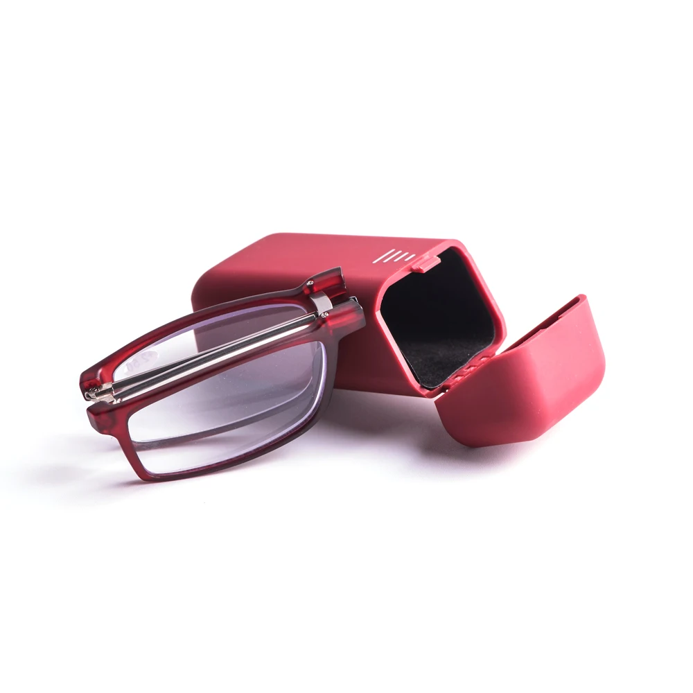 Foldable Anti Blue Light Blocking Reading Glasses With Case Portable Men Computer Glasses Husband Glasses With Gilter